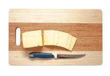 Cheese On An Wooden Cutting Board Stock Images Cheese On An Wooden Cutting Board Stock Images