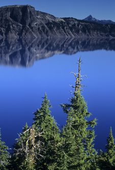 Still Water At Crater Lake National Stock Photos Still Water At Crater Lake National Stock Photos