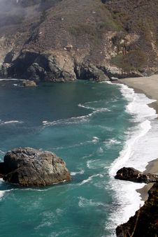Big Sur Beach Royalty Free Stock Image Big Sur Beach Royalty Free Stock Image