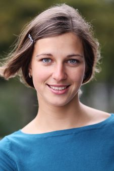 Happy Young Woman Smiling Royalty Free Stock Photos Happy Young Woman Smiling Royalty Free Stock Photos