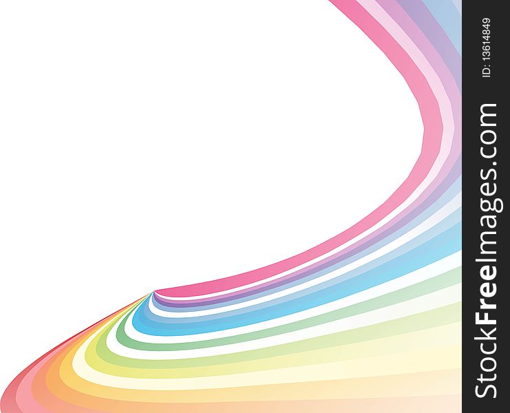 This is a colorful creative rainbow wave background. This is a colorful creative rainbow wave background