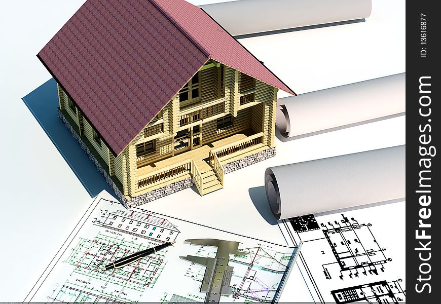 Model of a house