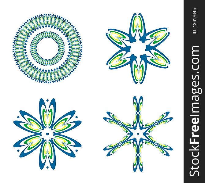 Decorative Design Elements. Set 2.