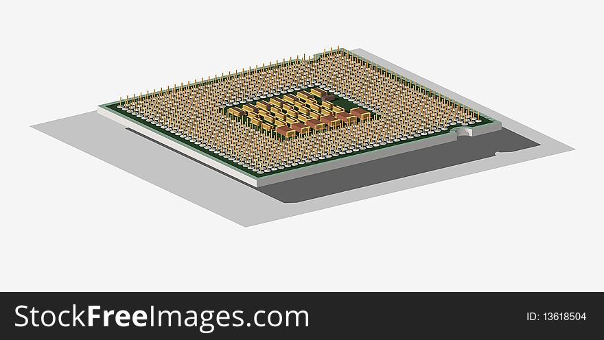 The Microprocessor (3D).