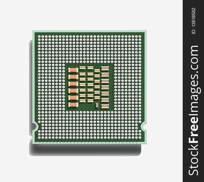 This image of the microprocessor will serve as a good background for advertising actions. This image of the microprocessor will serve as a good background for advertising actions