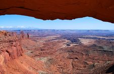 Mesa Arch View In Canyonlands National Park Stock Images Mesa Arch View In Canyonlands National Park Stock Images