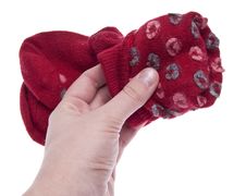 Pair Of Red Socks Royalty Free Stock Images Pair Of Red Socks Royalty Free Stock Images
