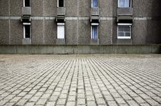 Social Housing Complex Stock Photo