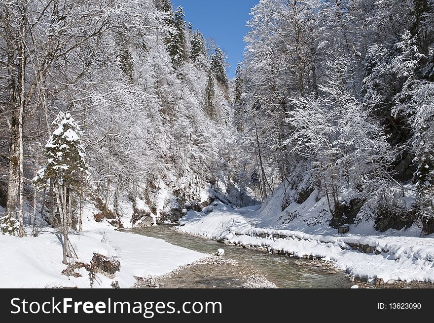 Landscape near partnach-gorge, garmisch partenkirchen, bavaria, germany. Landscape near partnach-gorge, garmisch partenkirchen, bavaria, germany.