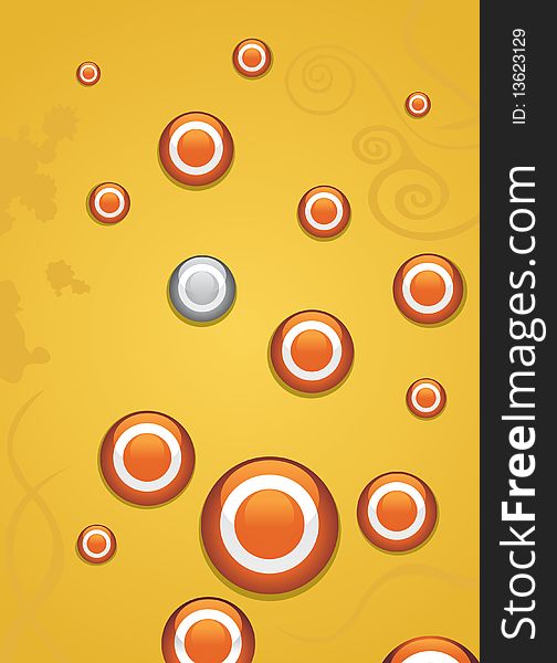 Vector glossy buttons