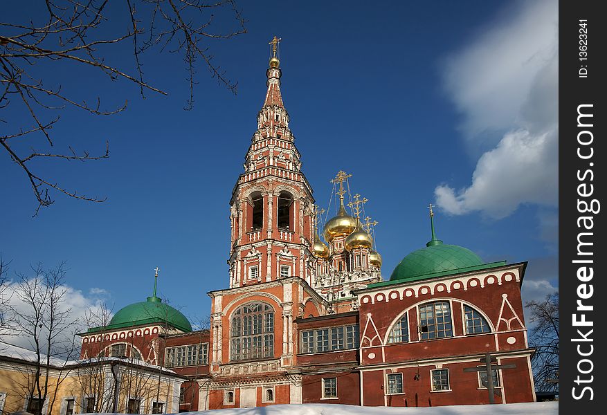 Ancient monastery in Russia.