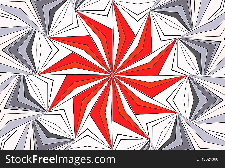 A computer generated background abstract in the form of a whirligig. A computer generated background abstract in the form of a whirligig.