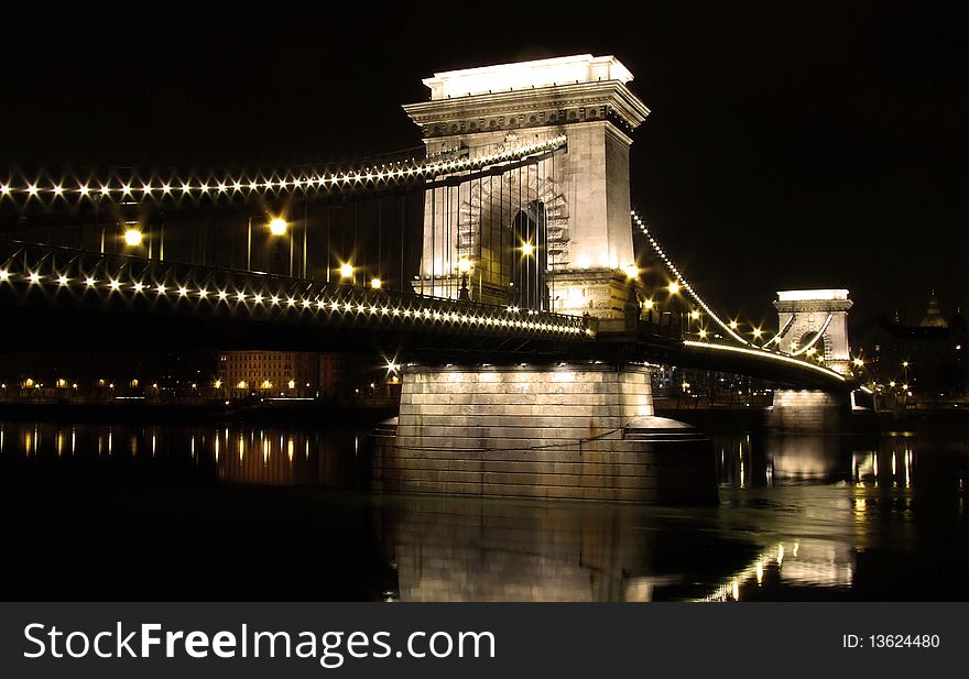 Chain Bridge in Budapest