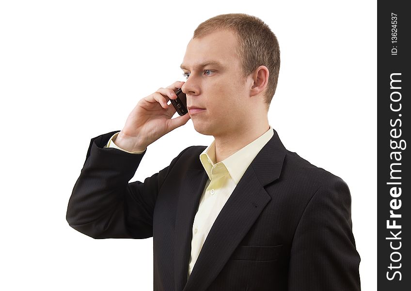 Businessman With Cellphone