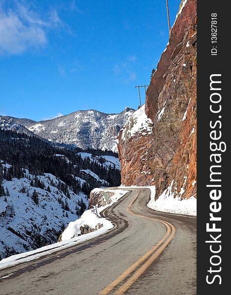 The Million Dollar Drive in Colorado, USA