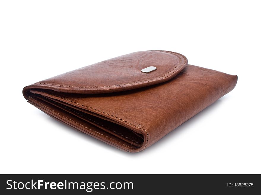 Purse On A White Background