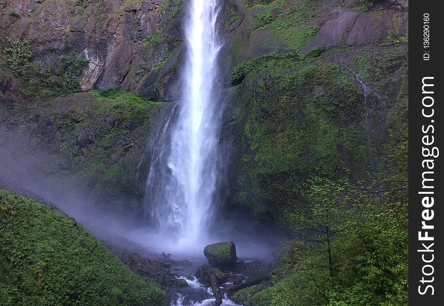 Waterfall, Nature, Water, Water Resources