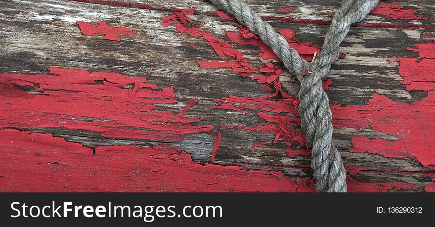 Red, Wall, Wood, Painting