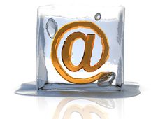 Frozen Email Royalty Free Stock Photo Frozen Email Royalty Free Stock Photo
