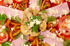 Close Up Of A Pizza Royalty Free Stock Images Close Up Of A Pizza Royalty Free Stock Images
