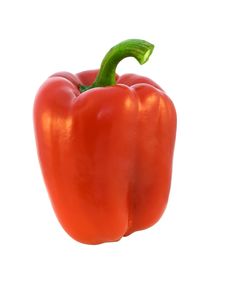 Red Bell Pepper Stock Photography