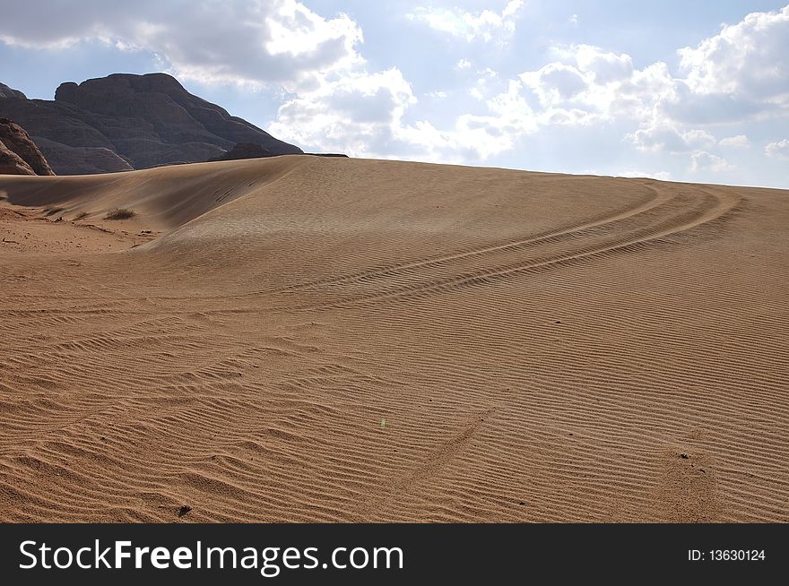 Wadi Rum desert landscape, Jordan