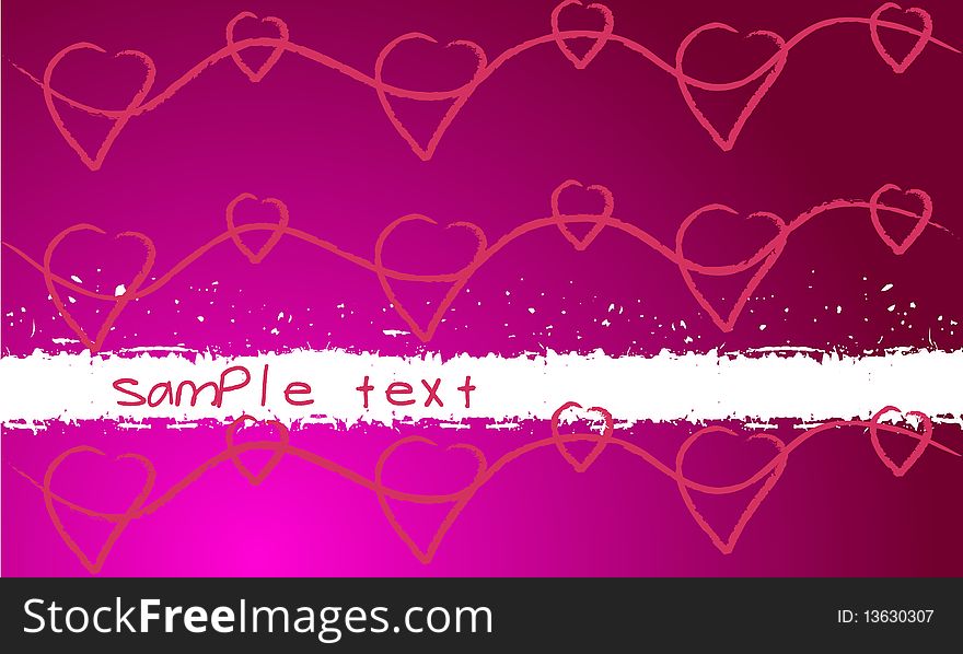 Vector beautiful Valentine's Day background. Vector beautiful Valentine's Day background