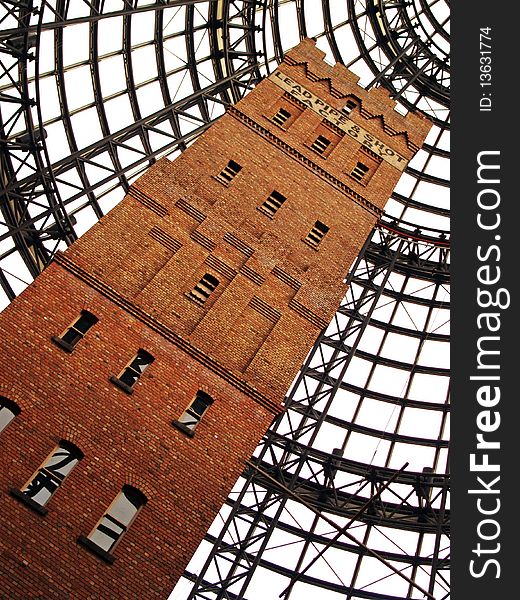 Coop's Shot Tower was completed in 1890 and was used to produce bullets by free falling molten metal into a water basin.