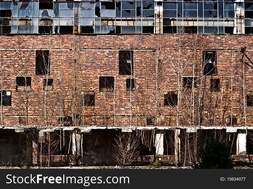 Ruins of a very heavily polluted industrial site, 1890's the place was known as one of the most polluted towns in Europe. Ruins of a very heavily polluted industrial site, 1890's the place was known as one of the most polluted towns in Europe.