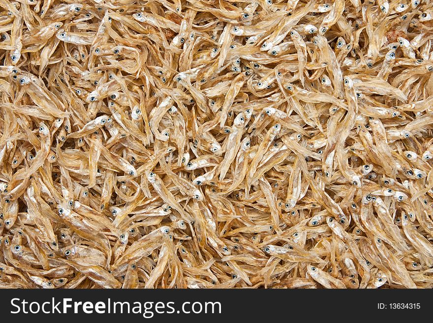Small dried fishes