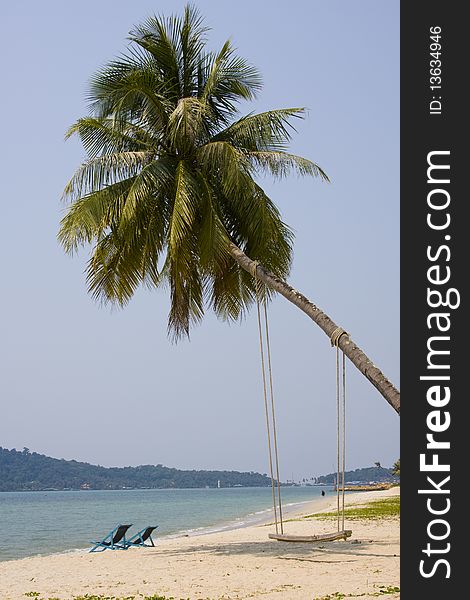 Beautiful beach landscape in Thailand. Beautiful beach landscape in Thailand