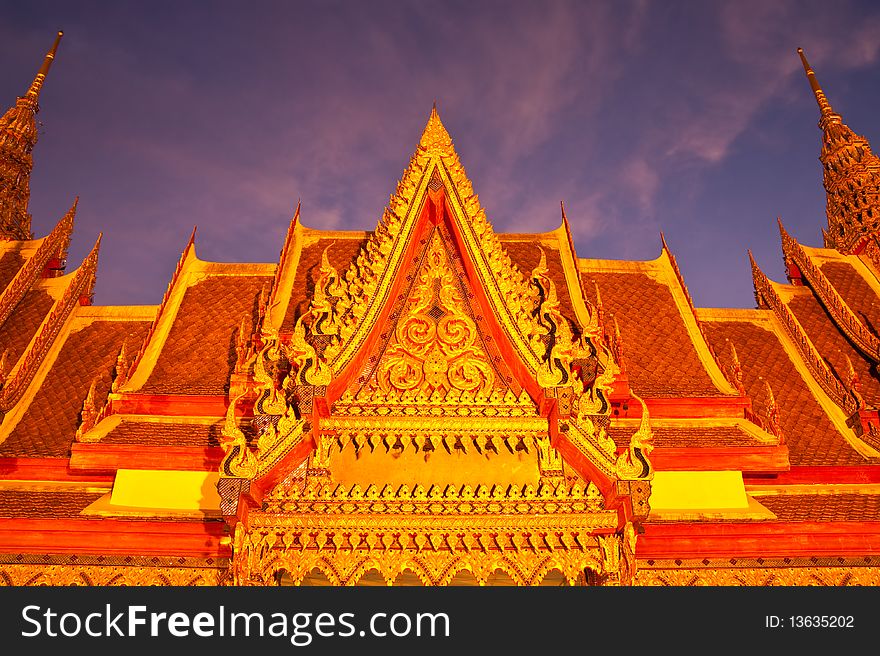 Thai style architecture