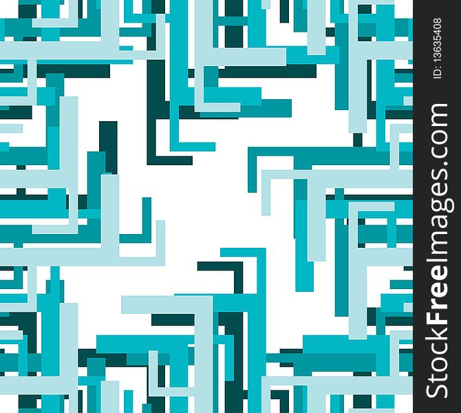 Retro blue seamless tile background. Retro blue seamless tile background