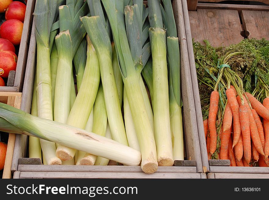 Biological Vegetables On The Market