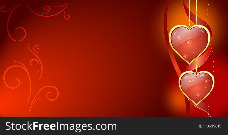 Background for greeting or romantic cards. Background for greeting or romantic cards.