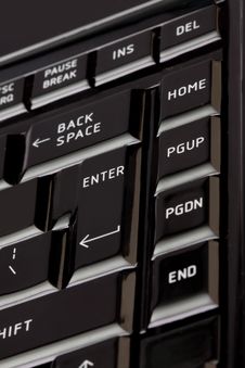 Keyboard - Enter Key Stock Photography Keyboard - Enter Key Stock Photography