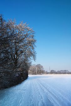 Tranquill Winter Scene Royalty Free Stock Photography Tranquill Winter Scene Royalty Free Stock Photography
