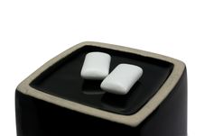 Two Gum Bits Royalty Free Stock Images Two Gum Bits Royalty Free Stock Images