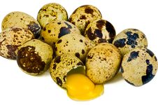 Eggs Quail Royalty Free Stock Photos