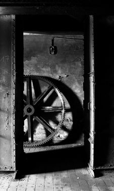 Old Heavy Cog Wheel Stock Photo Old Heavy Cog Wheel Stock Photo