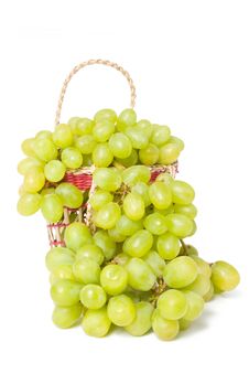 Grapes In The Basket Royalty Free Stock Photo