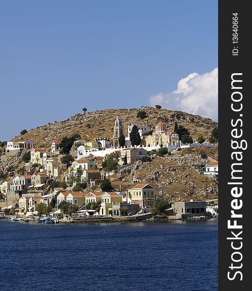 Symi island of the Dodecanese - Greece. Symi island of the Dodecanese - Greece