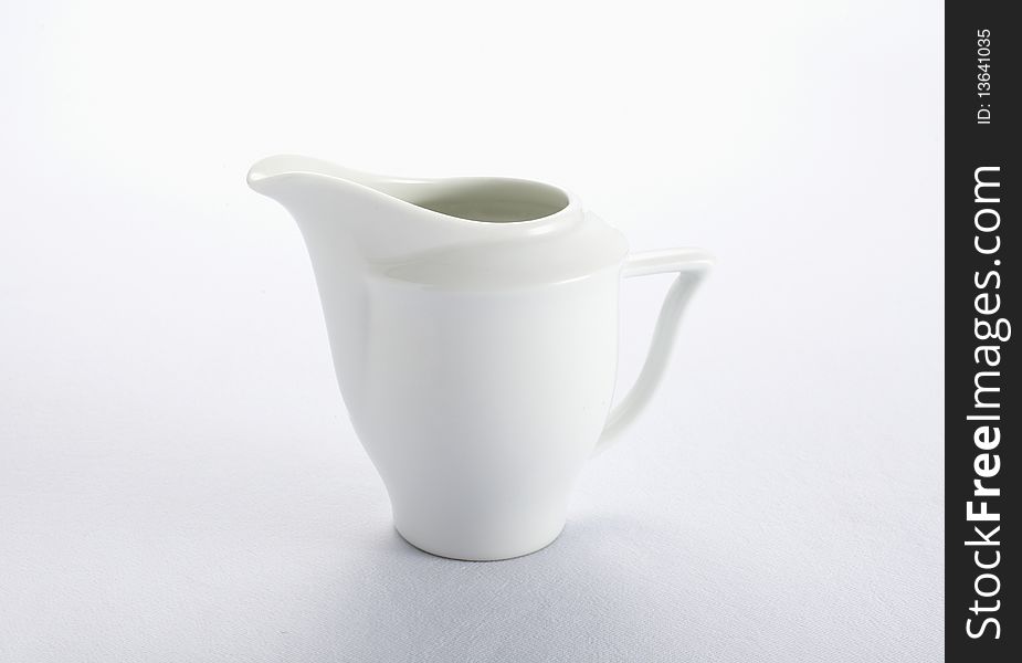 white pitcher