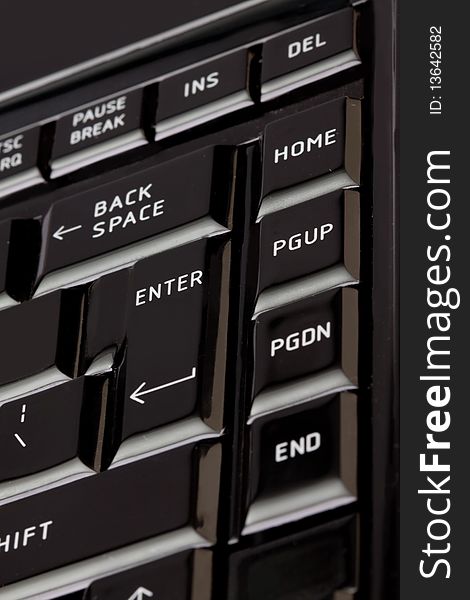 Keyboard - Enter key. communication symbol