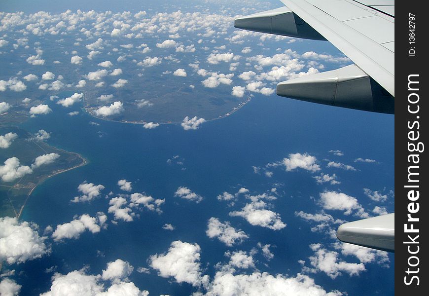 View From Airplane