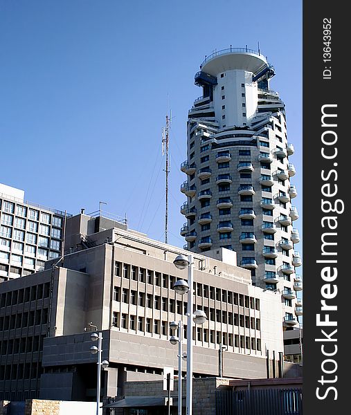 Modern buildings in Tel-Aviv