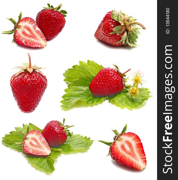 Strawberry isolated on white background. Strawberry isolated on white background