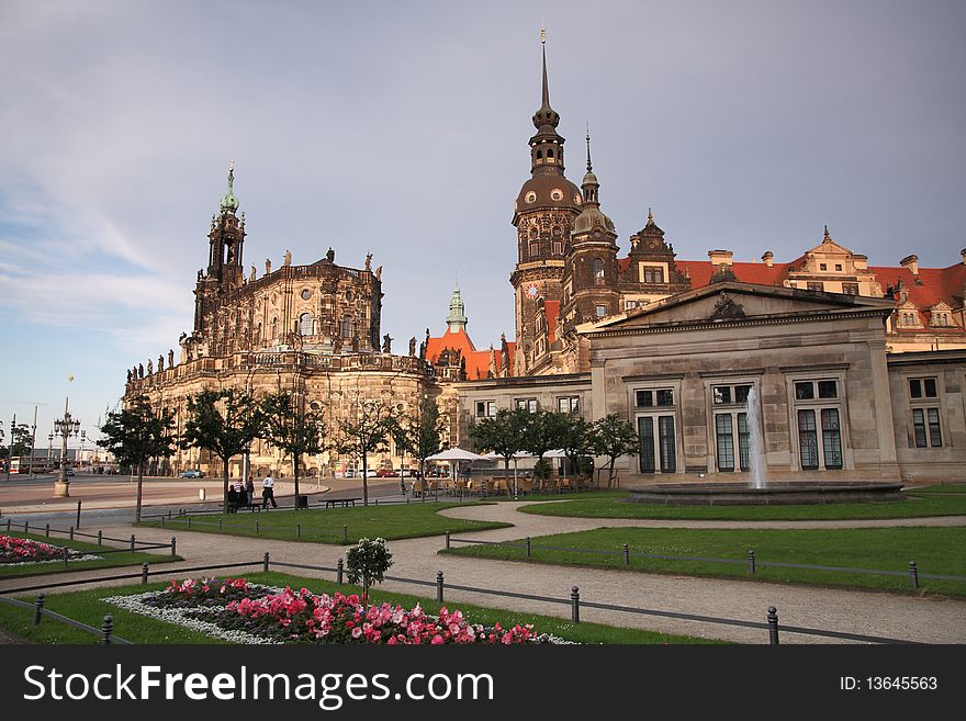 Beautiful city of Dresden, in Eastern Germany