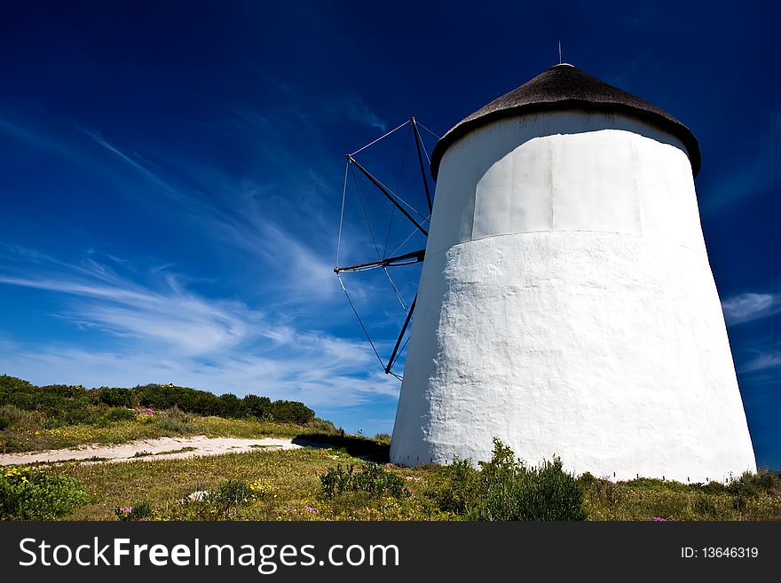Windmill on a sunny day