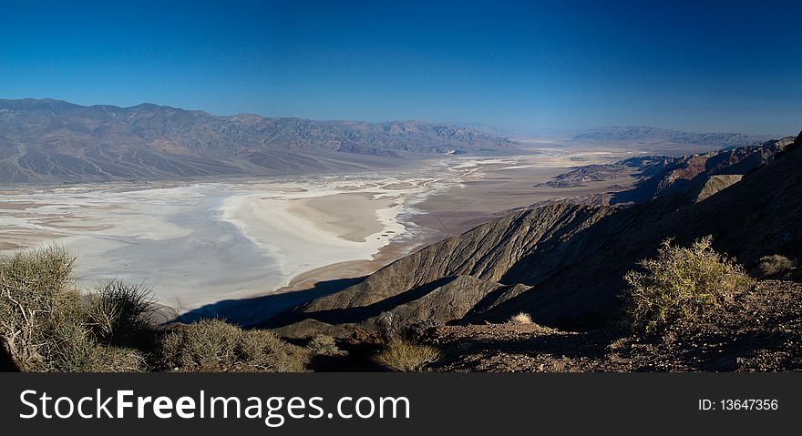 View from death valley at dante's point. View from death valley at dante's point